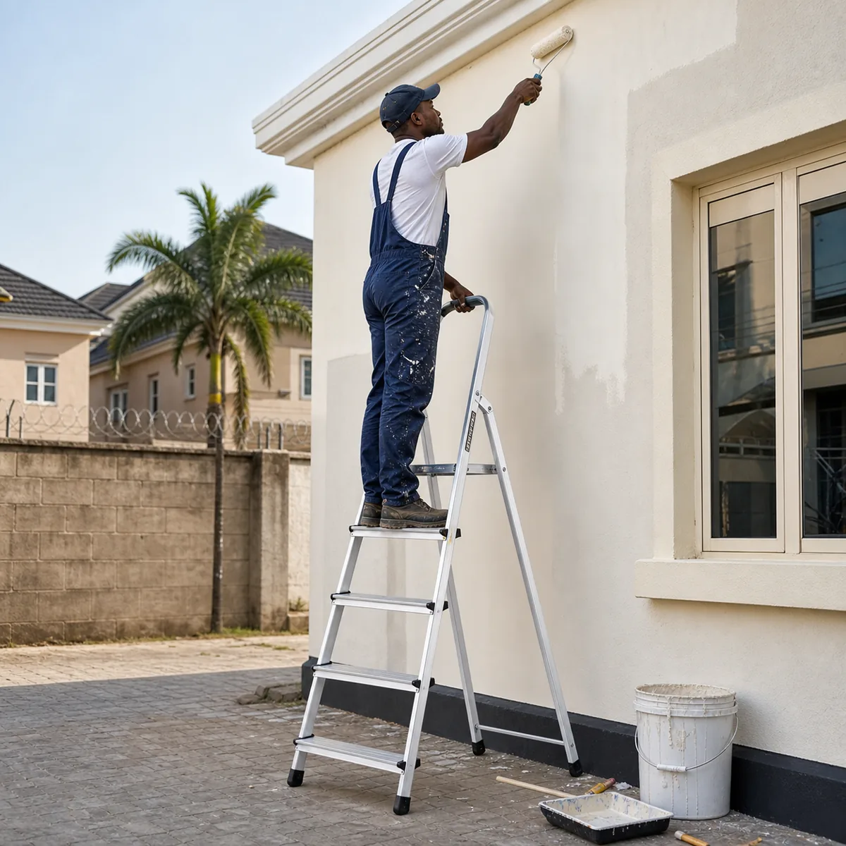 Maintenance and painting ladder application
