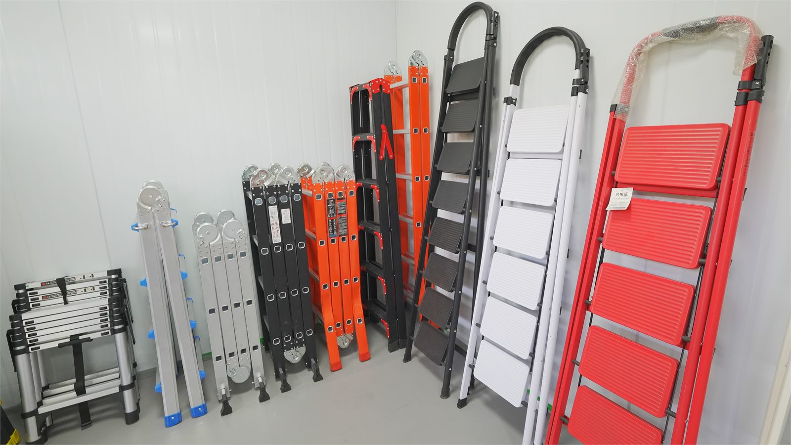 Retail and distributor step stool product showroom