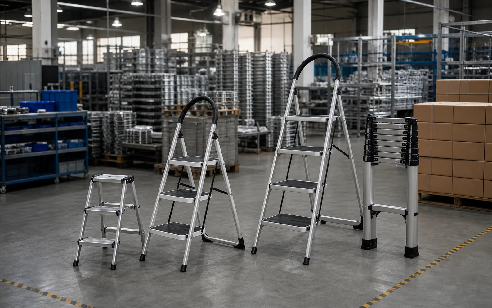 OEM finished ladder range and packaging preparation