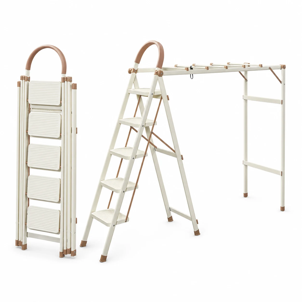 ARK16 ivory folded and expanded pair