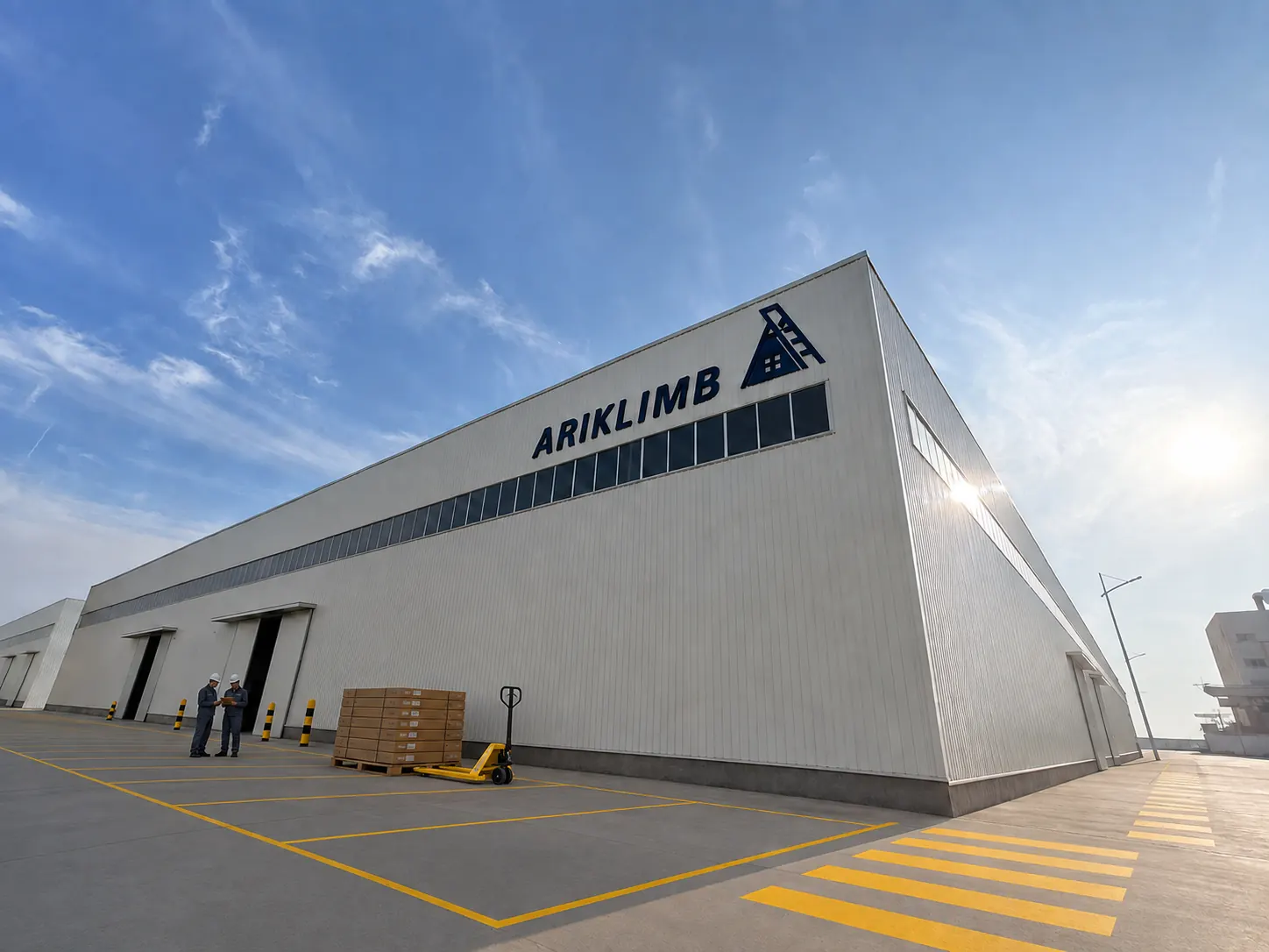 ARIKLIMB ladder factory exterior in Langfang, China