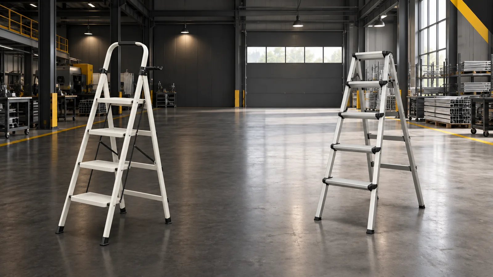 Carbon Steel vs. Aluminum Step Ladders: A Buyer’s Guide for Importers