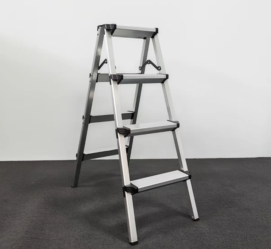 WL8A four-step aluminum alloy folding step ladder